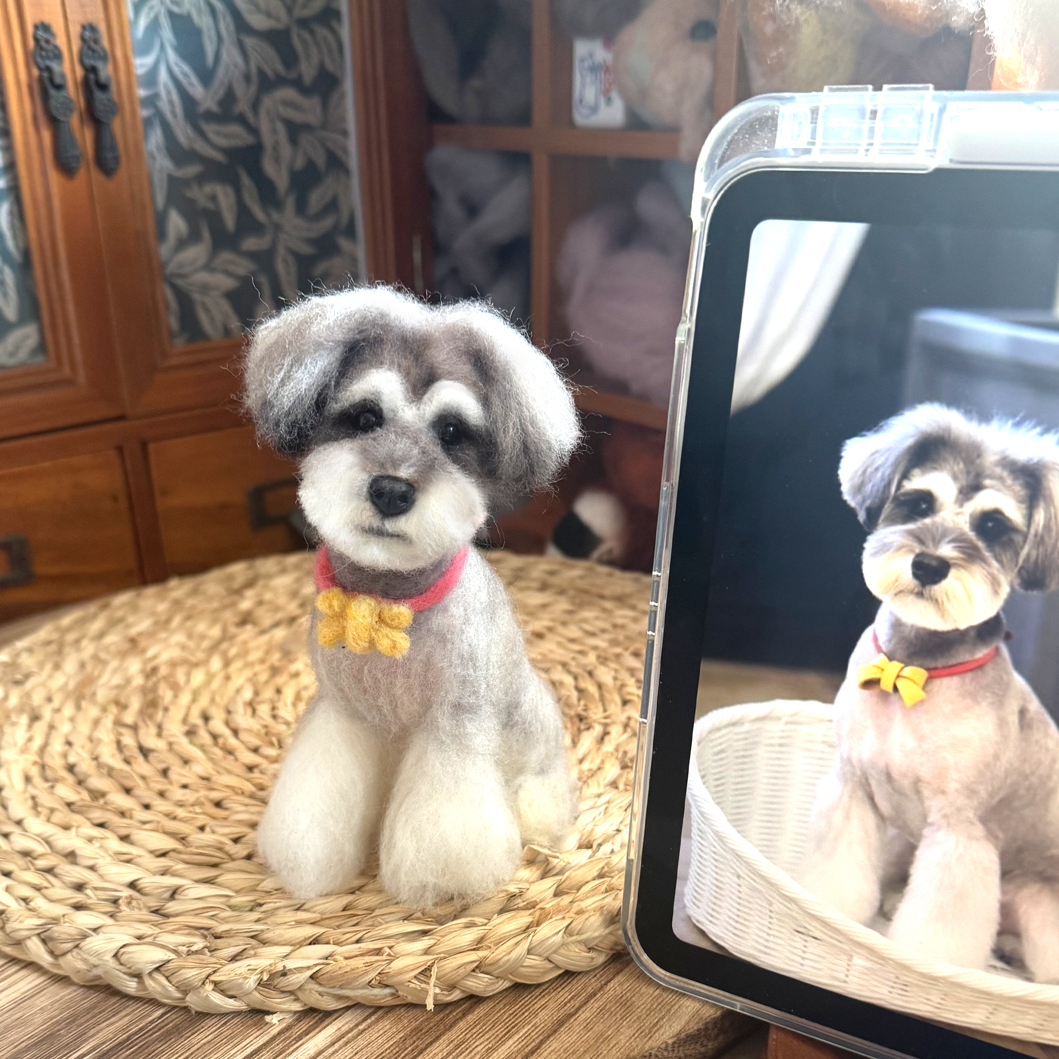 Mini Wool Felt Portrait｜迷你寵物羊毛氈全身訂製（50％訂金）｜香港女生的羊毛氈小店