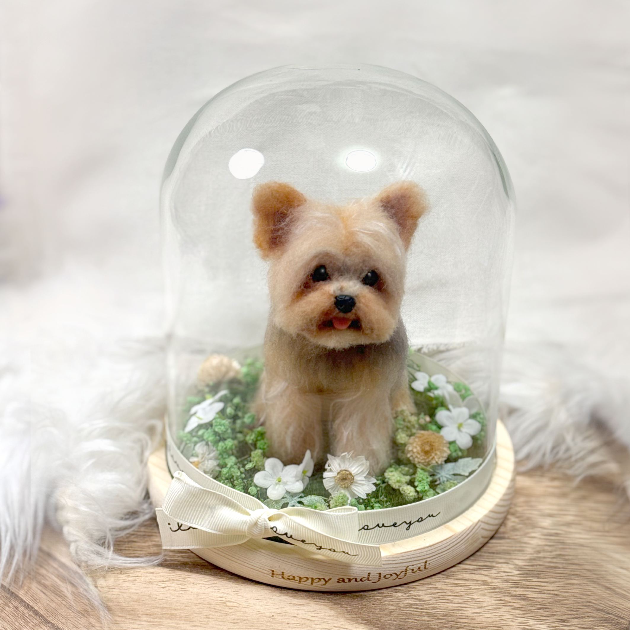 Mini Wool Felt Portrait｜迷你寵物羊毛氈全身訂製（50％訂金）｜香港女生的羊毛氈小店