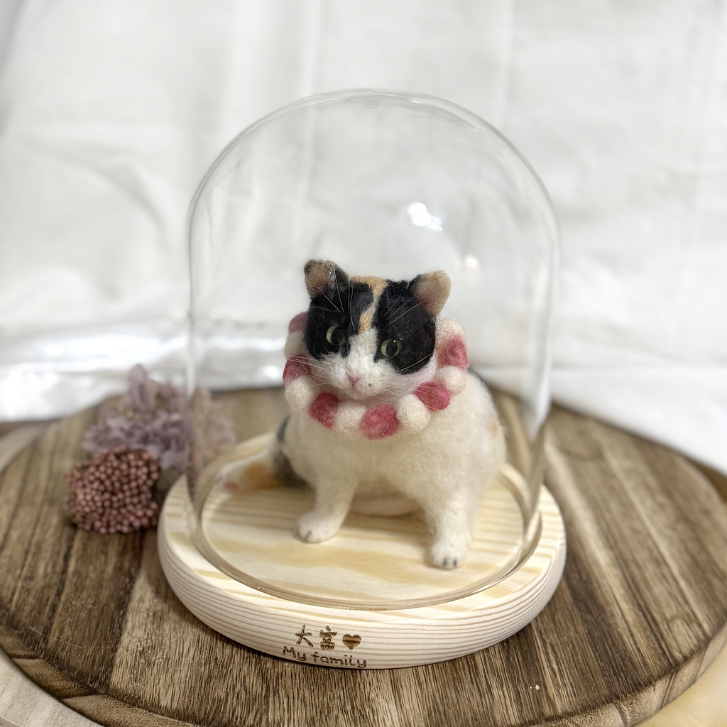 Mini Wool Felt Portrait｜迷你寵物羊毛氈全身訂製（50％訂金）｜香港女生的羊毛氈小店